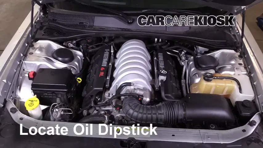 2008 Dodge Challenger SRT8 6.1L V8 Oil Check Oil Level